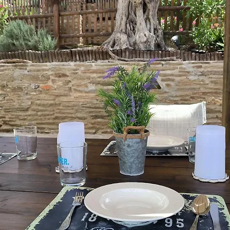Zenios Andros-cycladic House Overlooking Bay بيت للعطل