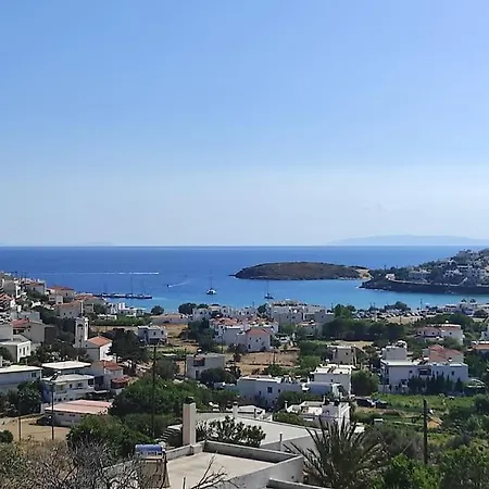 Feriehus Zenios Andros-cycladic House Overlooking Bay Mpatsi